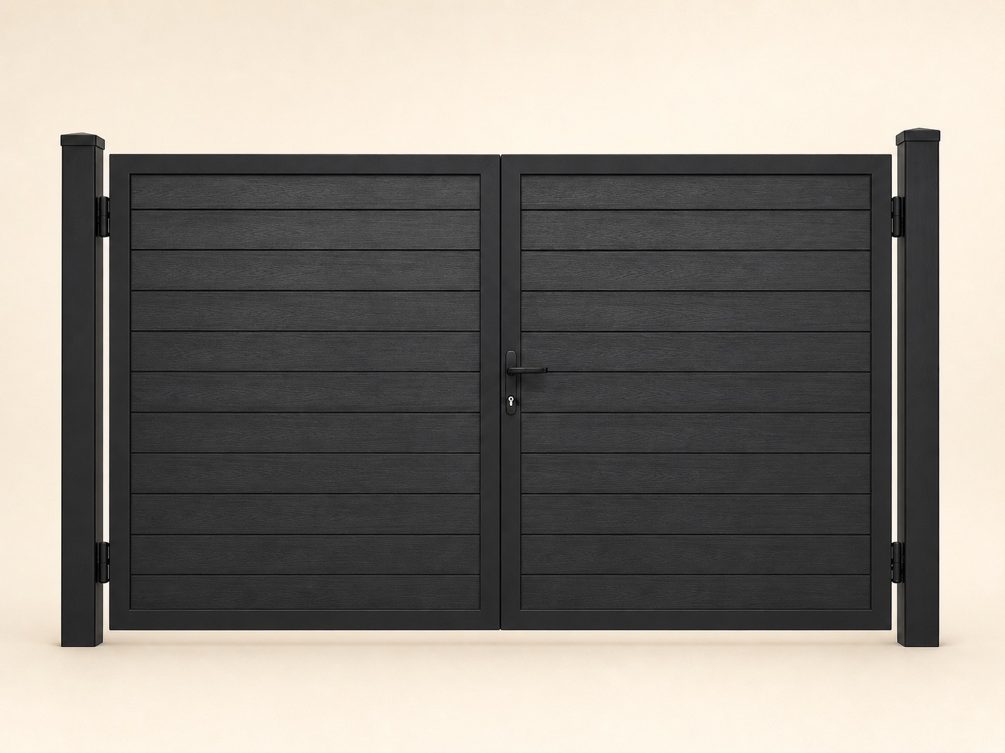 Shadow Forge Horizontal 8' Double Gate Set — Full Privacy